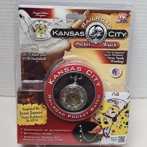 Kansas City Railroad Pocket Watch